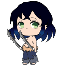 Inosuke Hashibira — Anime Shimeji Browser Extension Animated Mascot