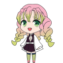 Mitsuri Kanroji — Anime Shimeji Browser Extension Animated Mascot