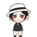 Muzan Kibutsuji — Anime Shimeji Browser Extension Animated Mascot