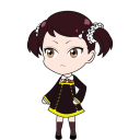 Becky Blackbell — Anime Shimeji Browser Extension Animated Mascot
