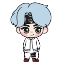 Suga - TinyTan — K-pop Shimeji Browser Extension Animated Mascot