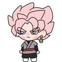 Black Goku — Anime Shimeji Browser Extension Animated Mascot