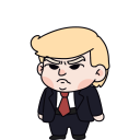 Donald Trump — Celebrity Shimeji Browser Extension Animated Mascot