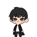 Sung Jinwoo — Anime Shimeji Browser Extension Animated Mascot