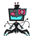 Vox (Demon Form) — Cartoon Shimeji Browser Extension Animated Mascot