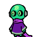 Green Robot — Games Shimeji Browser Extension Animated Mascot