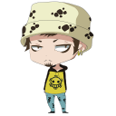 Trafalgar Law — Anime Shimeji Browser Extension Animated Mascot