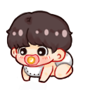 Jungkook - Kookie [baby] — K-pop Shimeji Browser Extension Animated Mascot