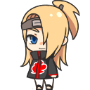 Deidara — Anime Shimeji Browser Extension Animated Mascot