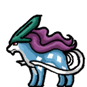 Suicune — Games Shimeji Browser Extension Animated Mascot
