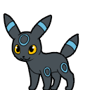 Umbreon Shiny — Games Shimeji Browser Extension Animated Mascot
