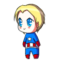 Captain America — Comic Shimeji Browser Extension Animated Mascot