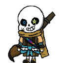 Ink Sans — Games Shimeji Browser Extension Animated Mascot