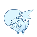 Blue eyes — Anime Shimeji Browser Extension Animated Mascot