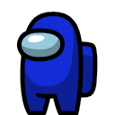 Blue — Games Shimeji Browser Extension Animated Mascot