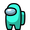 Cyan — Games Shimeji Browser Extension Animated Mascot