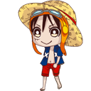 Luffy — Anime Shimeji Browser Extension Animated Mascot