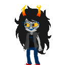 Vriska — Comic Shimeji Browser Extension Animated Mascot