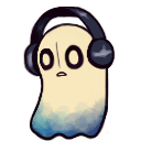 Napstablook — Games Shimeji Browser Extension Animated Mascot