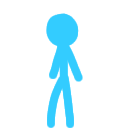 Blue — Cartoon Shimeji Browser Extension Animated Mascot