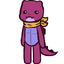 Mutant Chompy — Cartoon Shimeji Browser Extension Animated Mascot